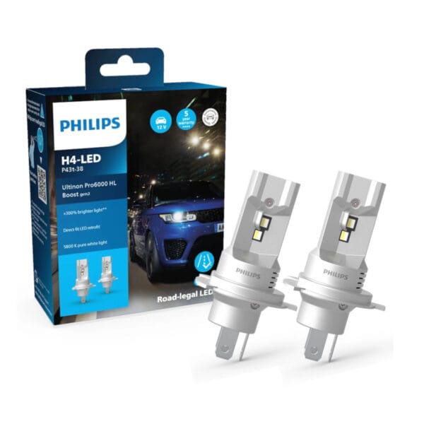 Fabelhafte Philips Ultinon Pro 6000 H4 Bildernull