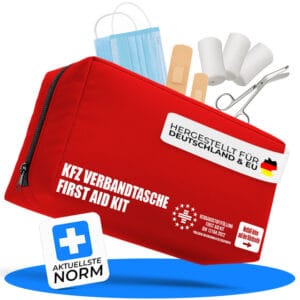 Kfz Verbandtasche Rot