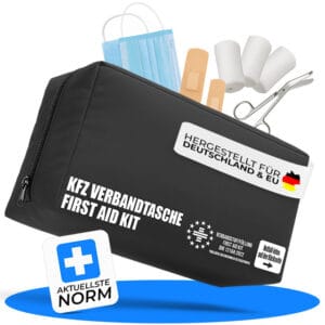 Kfz Verbandtasche Schwarz