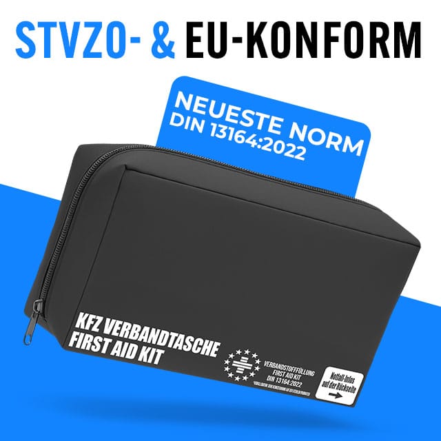 Kfz Verbandtasche Schwarz – Bild 7