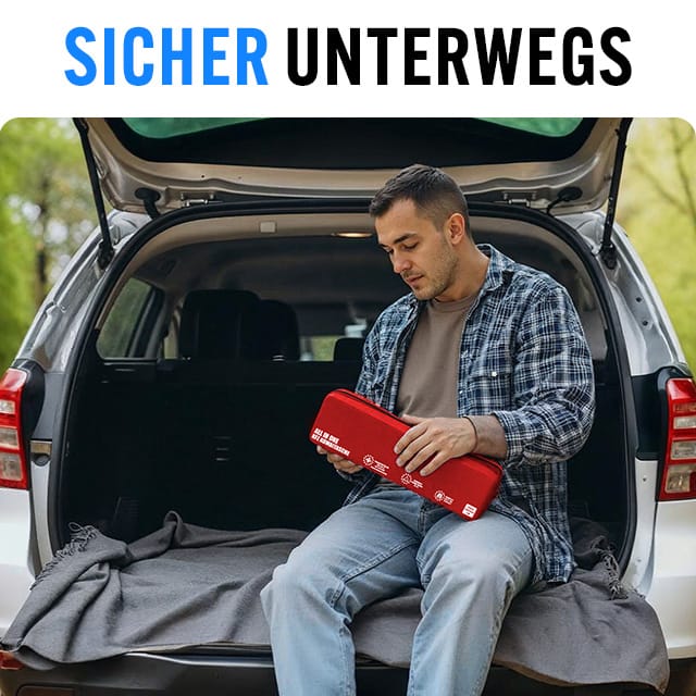 All in One Kfz Kombitasche Rot – Bild 8